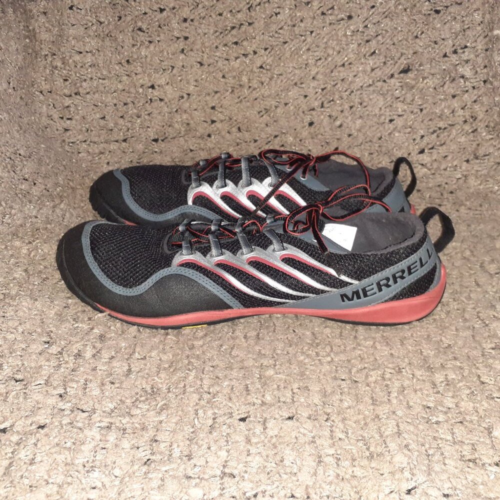 MERRELL-Trail Glove-Vibram Soles-Molton Lava/Black-Sz 13-Excellent - Picture 2 of 9